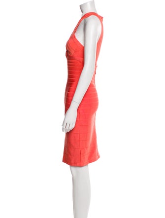 Herve Leger Halterneck Mini Dress