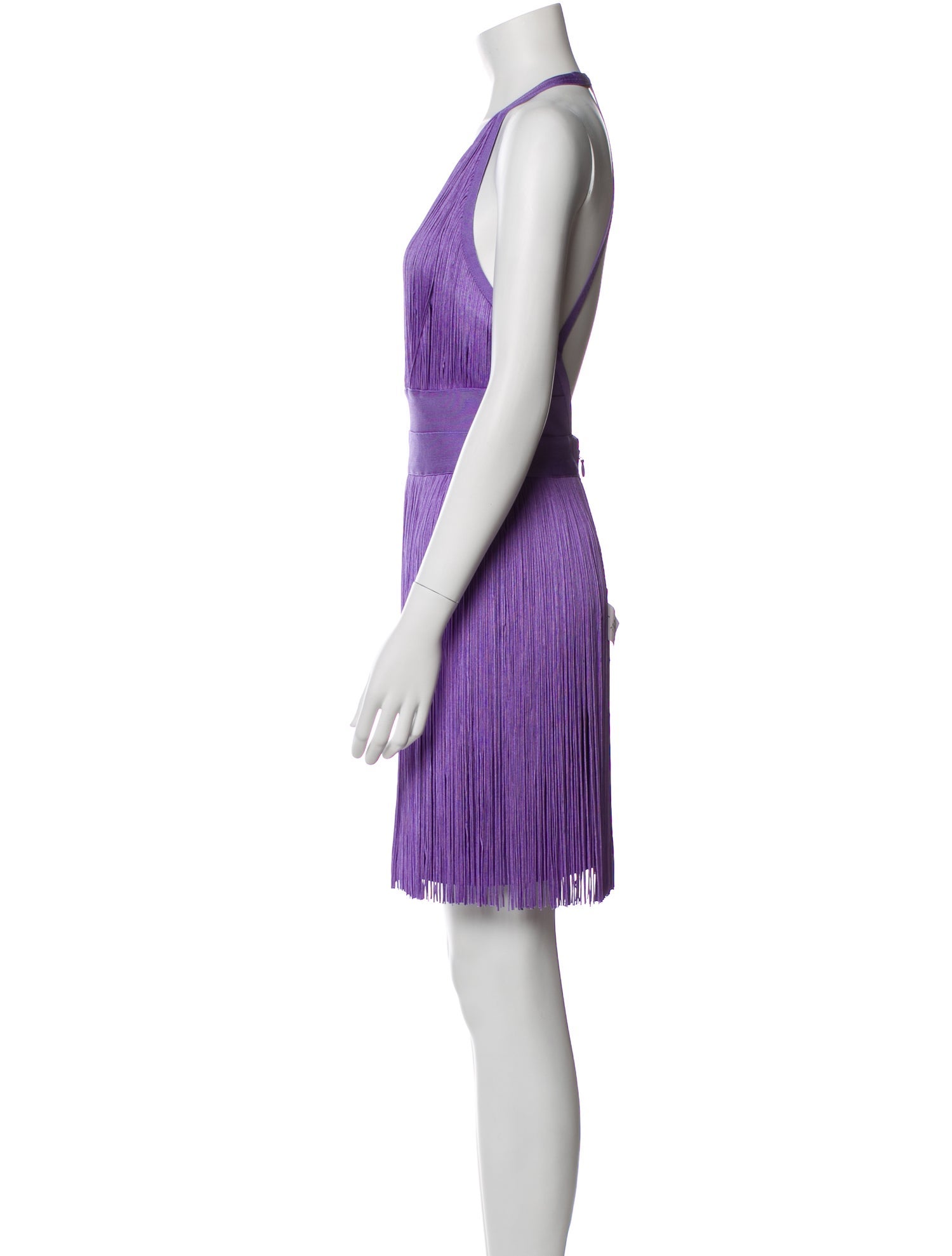 Herve Leger Striped Mini Dress w/ Tags