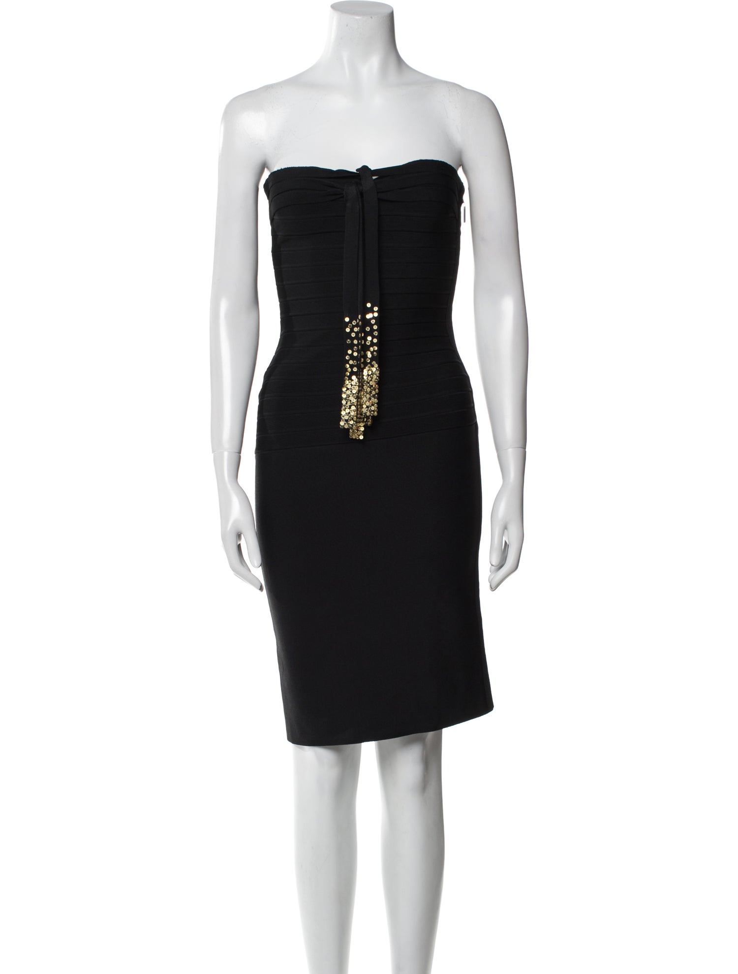 Herve Leger Strapless Mini Dress
