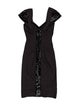 Herve Leger Square Neckline Mini Dress