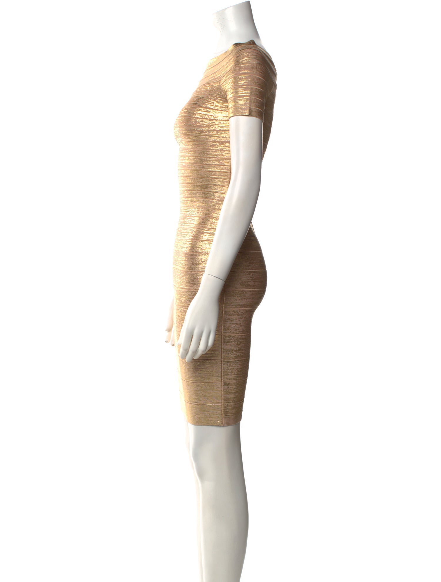 Herve Leger Bateau Neckline Mini Dress w/ Tags