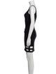 Herve Leger Square Neckline Mini Dress