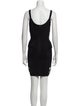 Herve Leger Square Neckline Mini Dress