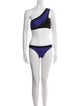 Herve Leger Colorblock Pattern Bikini