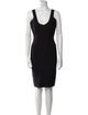 Herve Leger Scoop Neck Mini Dress