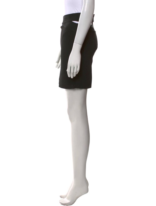 Herve Leger Cutout Accent Mini Skirt