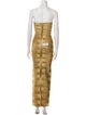 Herve Leger Strapless Long Dress