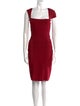 Herve Leger Square Neckline Mini Dress
