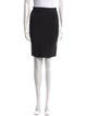 Herve Leger Cutout Accent Knee-Length Skirt