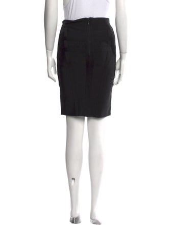 Herve Leger Cutout Accent Knee-Length Skirt