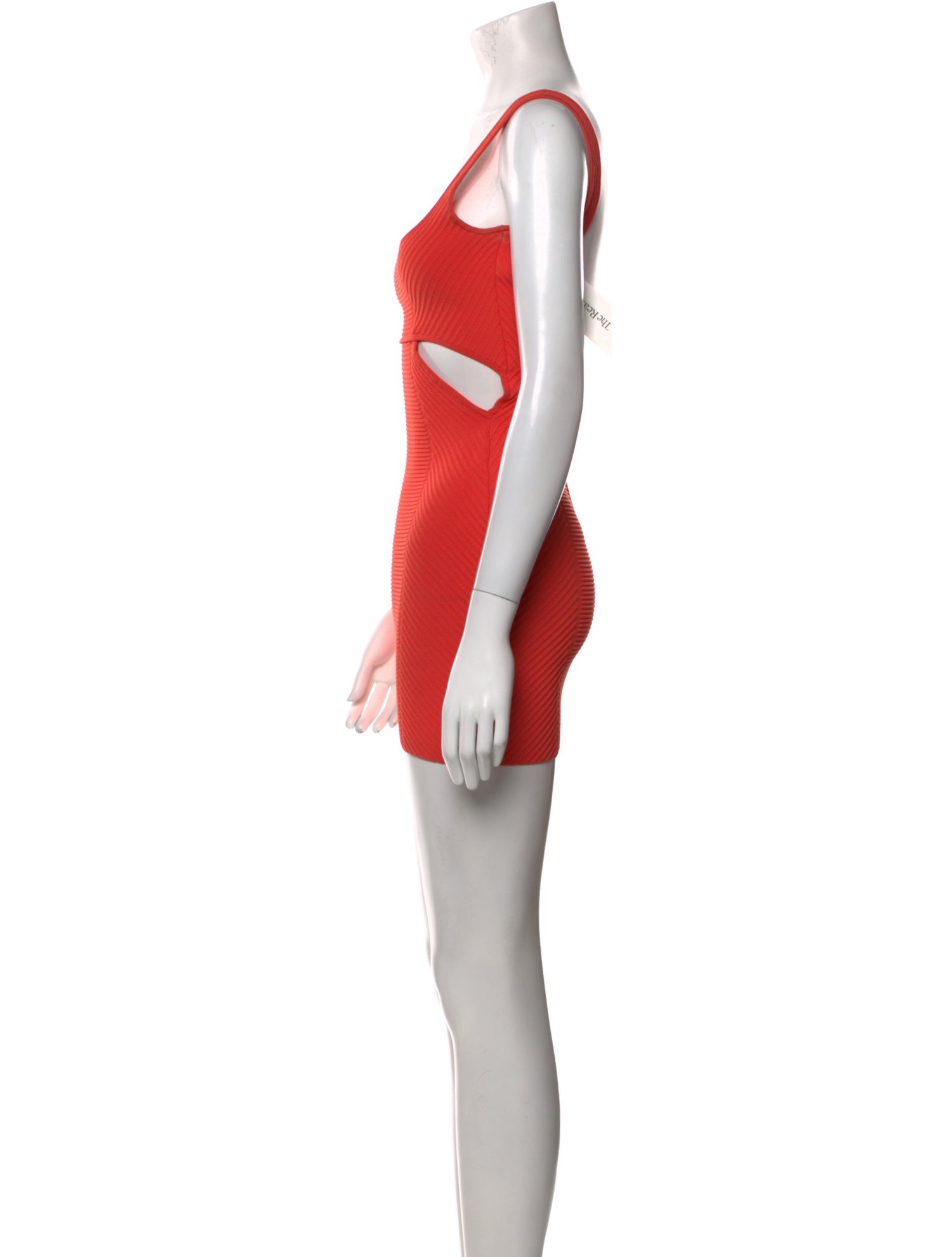 Herve Leger Square Neckline Mini Dress