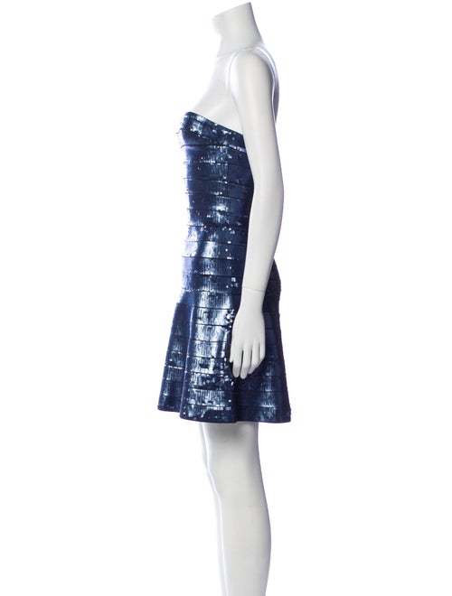 Herve Leger Printed Mini Dress