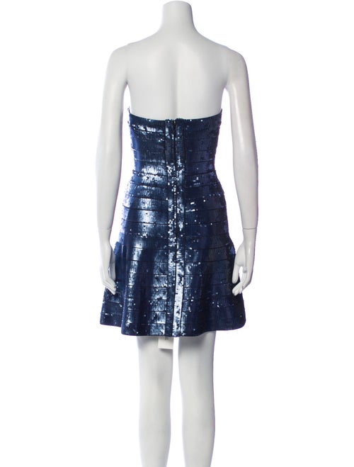 Herve Leger Printed Mini Dress