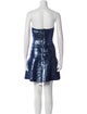 Herve Leger Printed Mini Dress