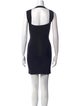 Herve Leger Square Neckline Mini Dress