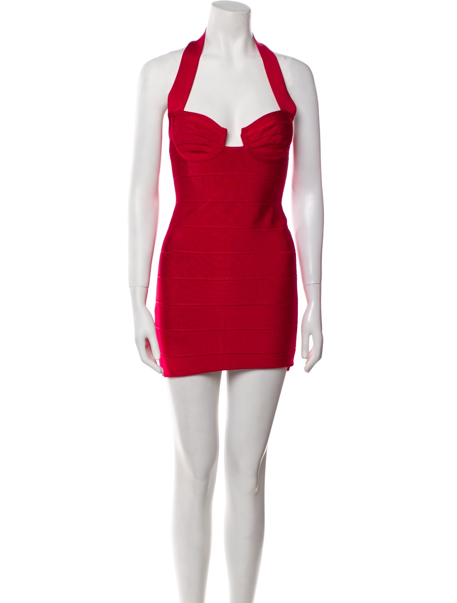 Herve Leger Halterneck Mini Dress