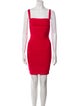 Herve Leger Square Neckline Mini Dress