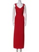 Herve Leger V-Neck Long Dress