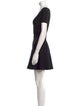 Herve Leger Scoop Neck Mini Dress