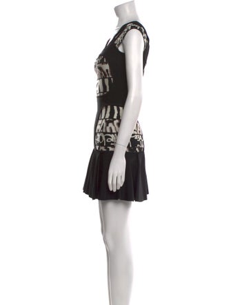 Herve Leger Printed Mini Dress