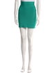 Herve Leger Pleated Accents Mini Skirt