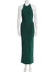 Herve Leger Halterneck Long Dress