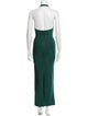 Herve Leger Halterneck Long Dress