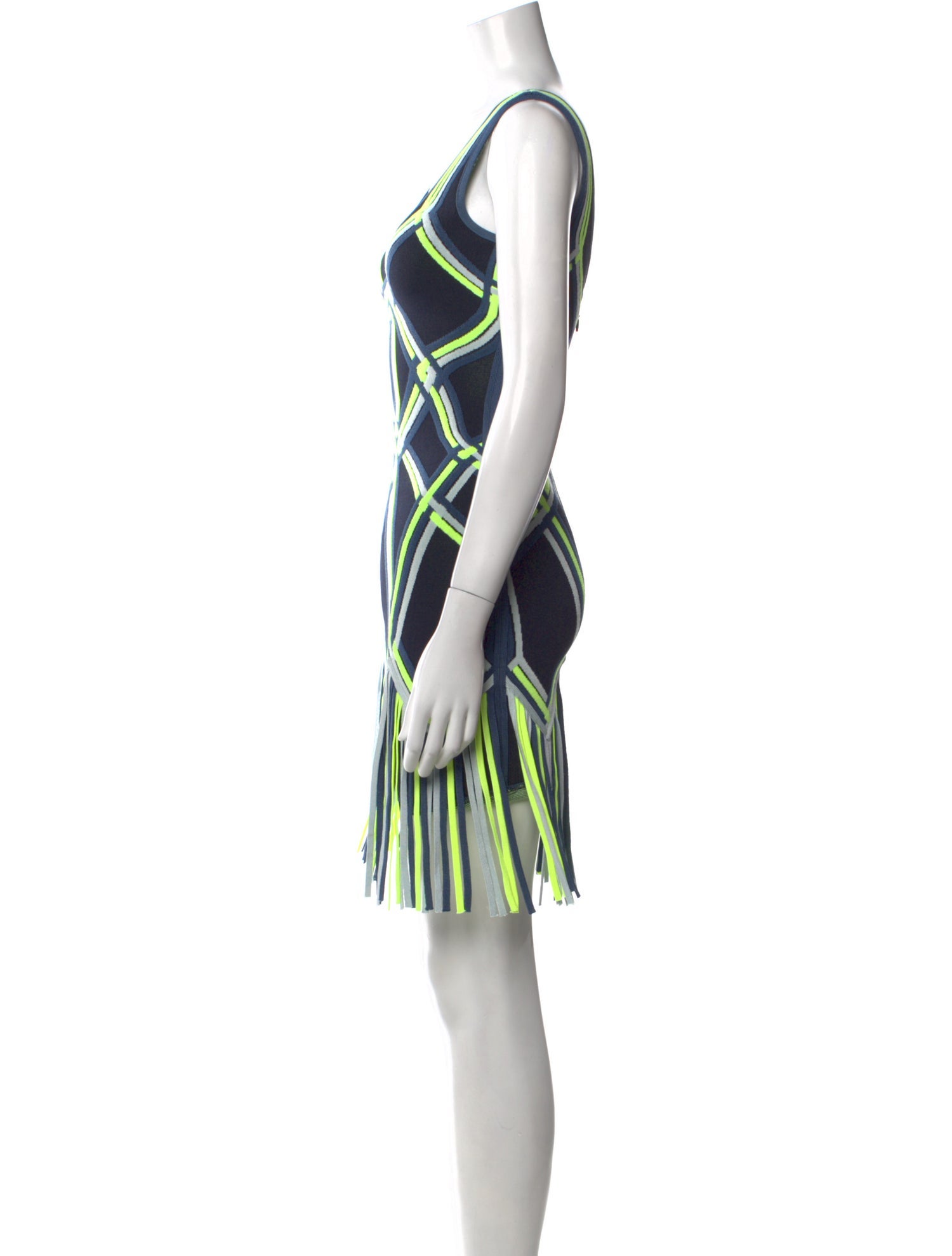 Herve Leger Printed Mini Dress