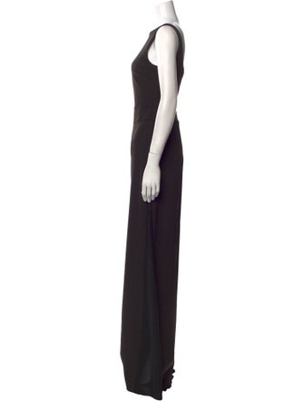 Herve Leger Bateau Neckline Jumpsuit