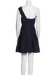 Herve Leger One-Shoulder Mini Dress