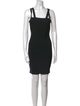 Herve Leger Square Neckline Mini Dress