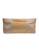 Herve Leger Leather Clutch