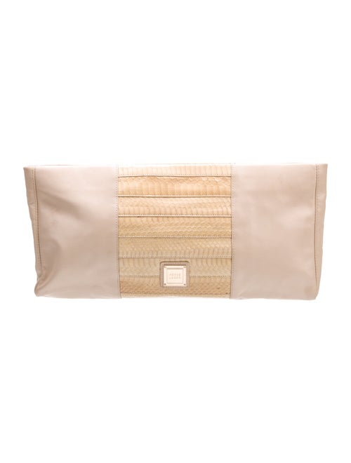 Herve Leger Leather Clutch