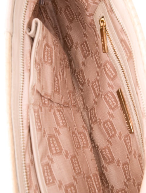 Herve Leger Leather Clutch