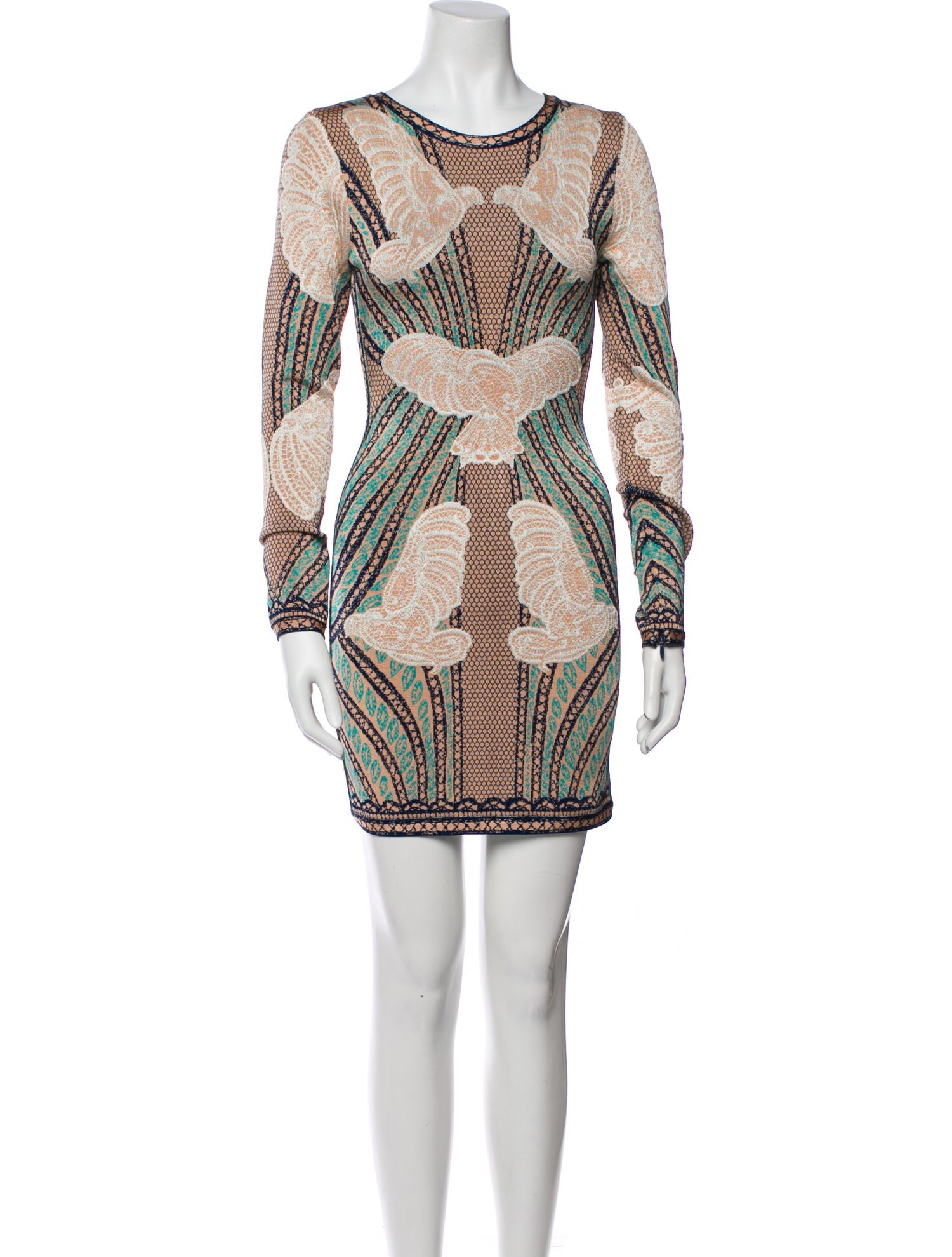 Herve Leger Printed Mini Dress
