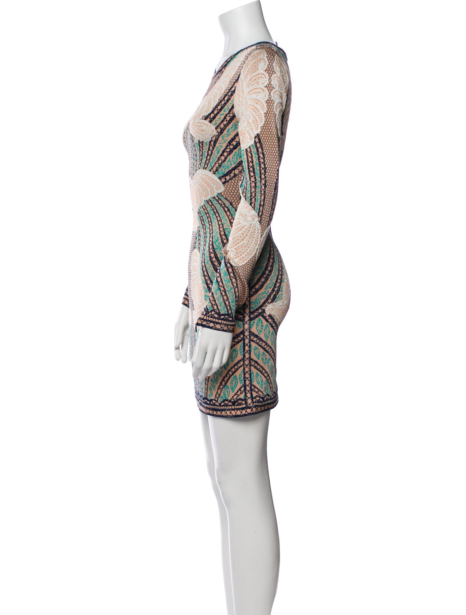 Herve Leger Printed Mini Dress