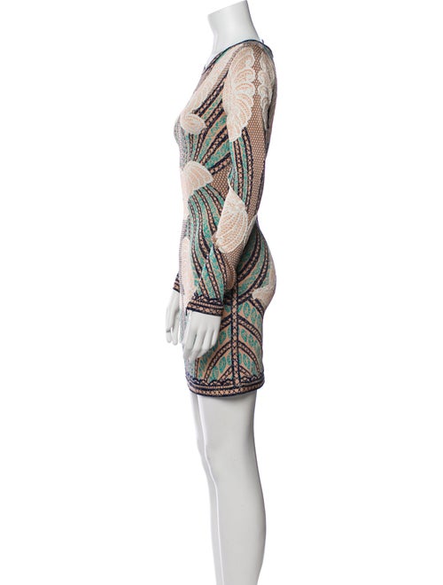 Herve Leger Printed Mini Dress