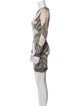 Herve Leger Printed Mini Dress