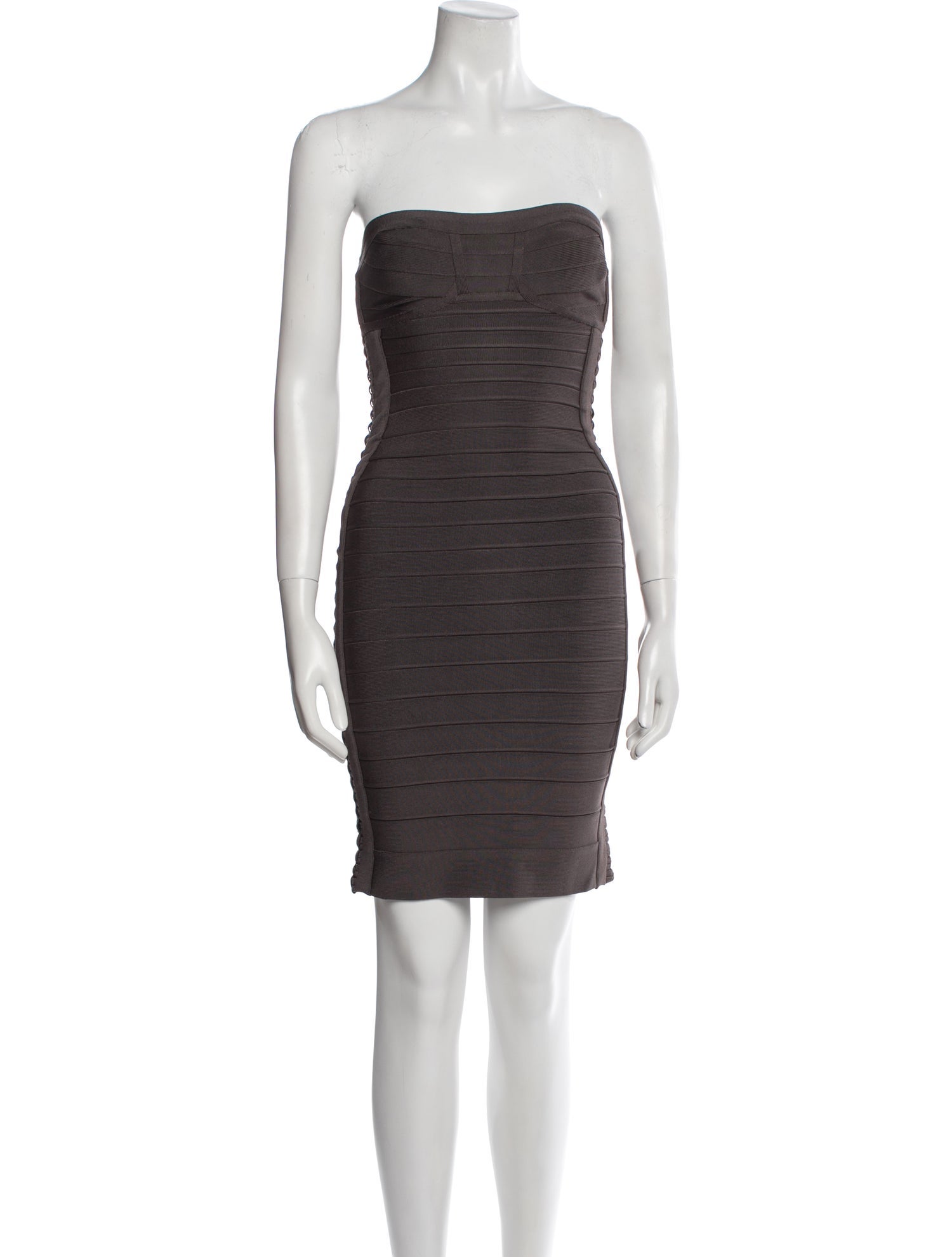 Herve Leger Strapless Mini Dress