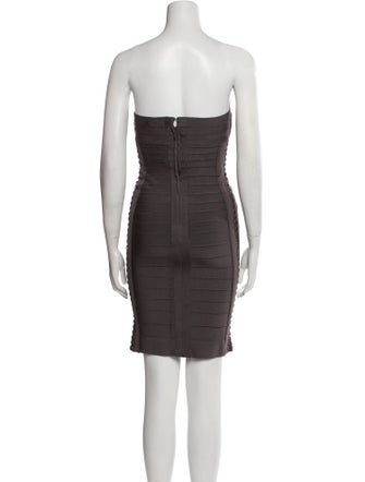 Herve Leger Strapless Mini Dress