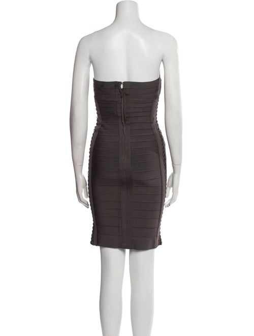 Herve Leger Strapless Mini Dress