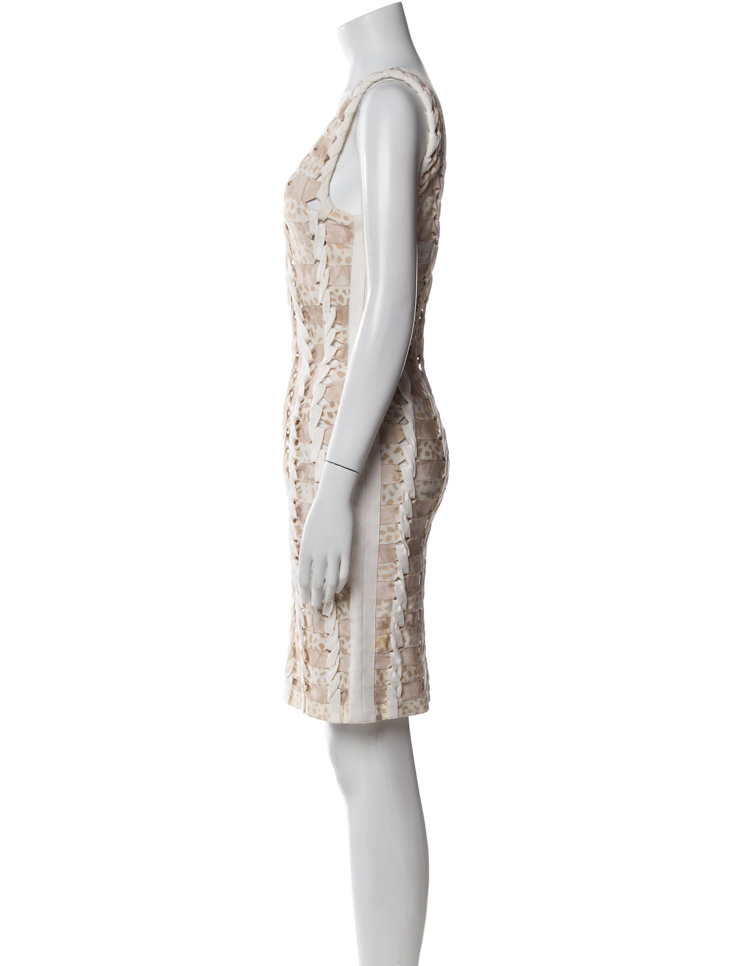 Herve Leger Printed Mini Dress