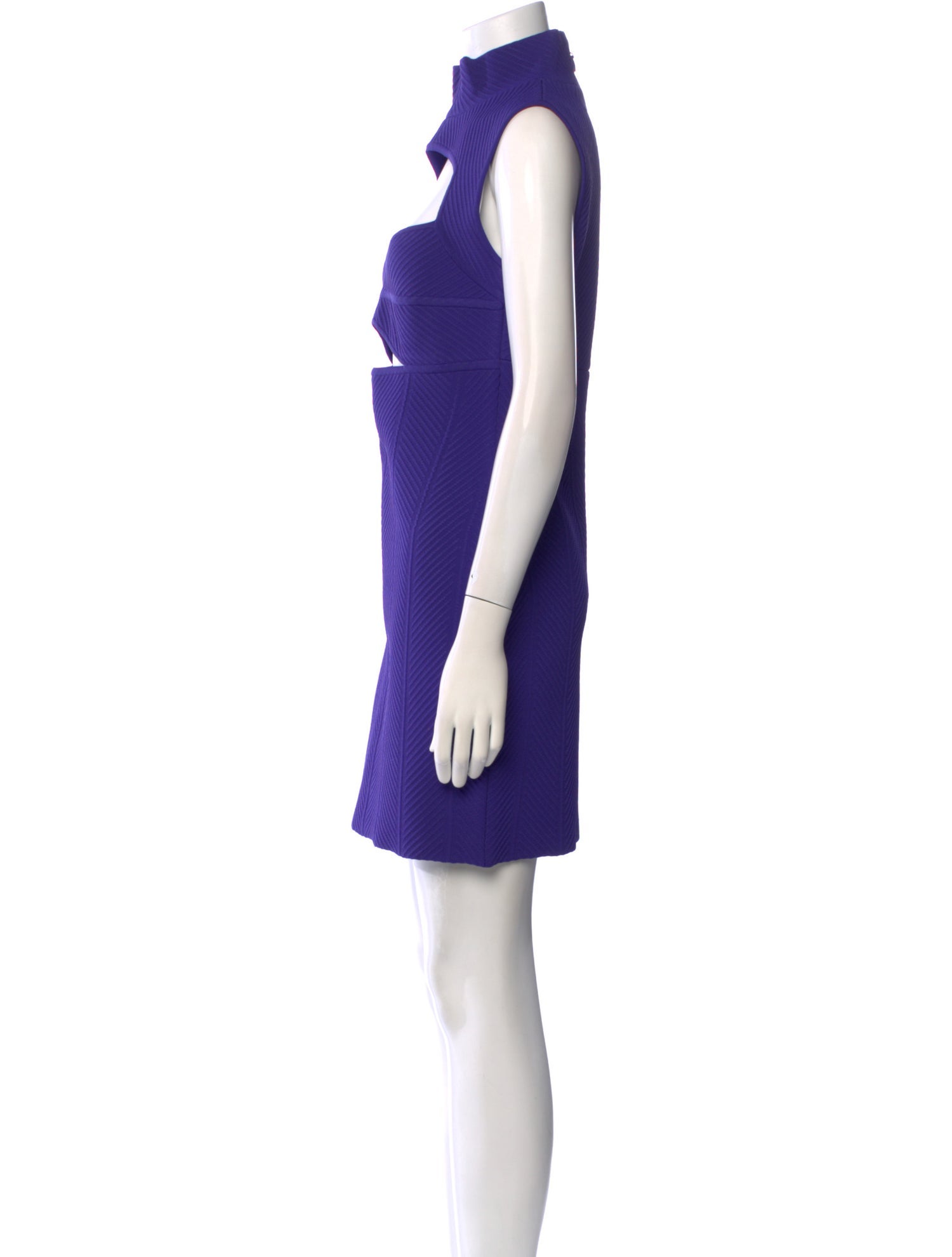 Herve Leger Mock Neck Mini Dress w/ Tags