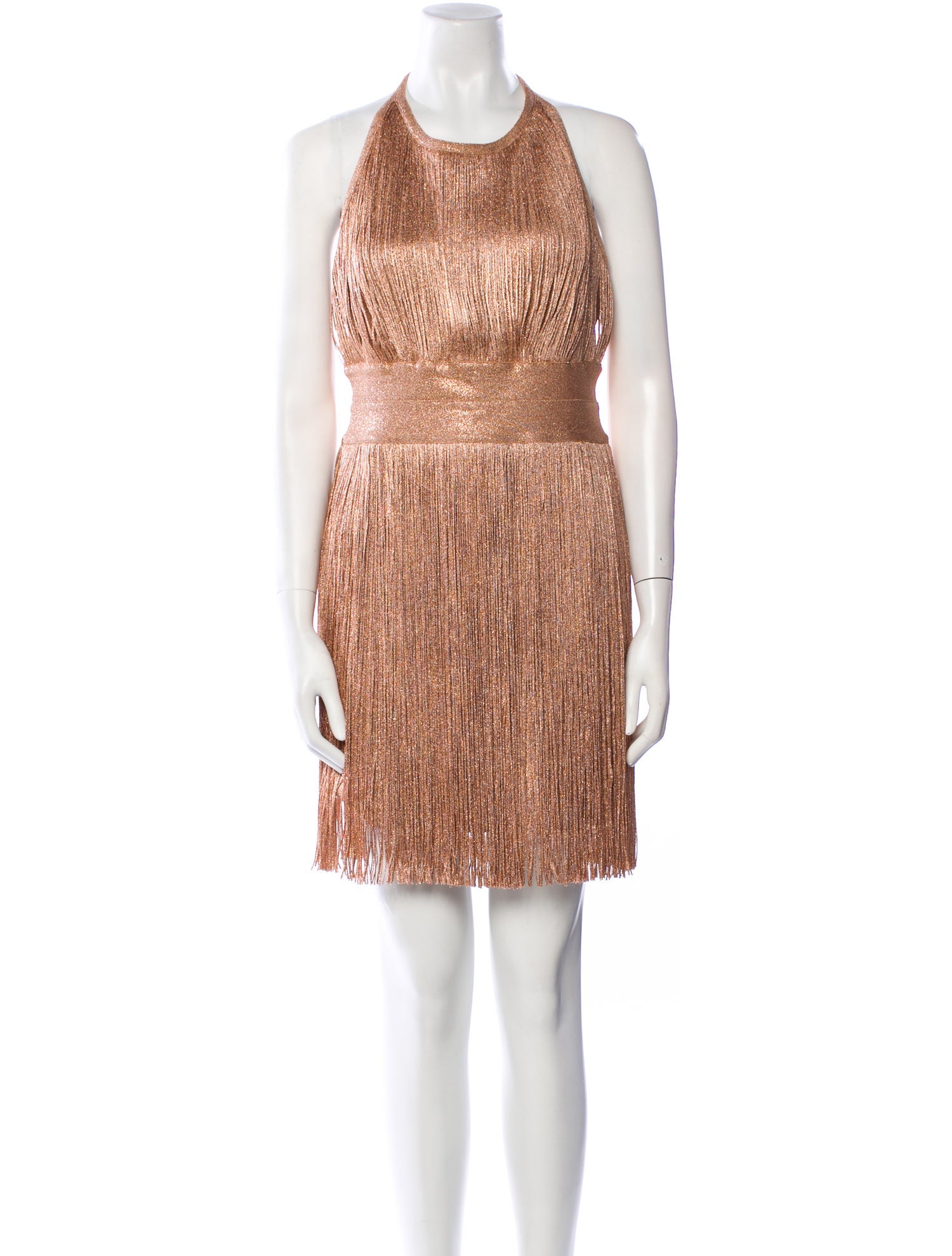 Herve Leger Halterneck Mini Dress w/ Tags
