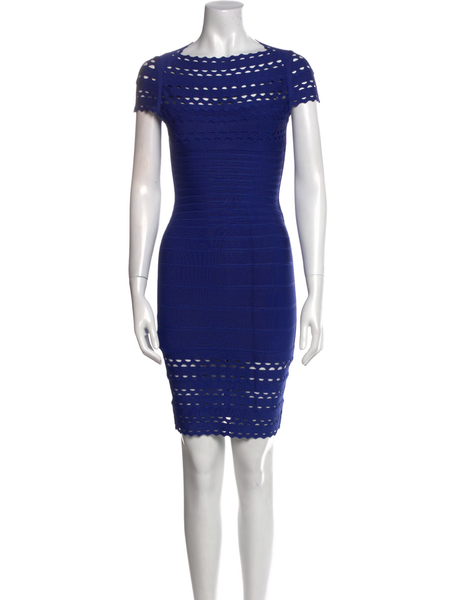 Herve Leger Striped Mini Dress w/ Tags