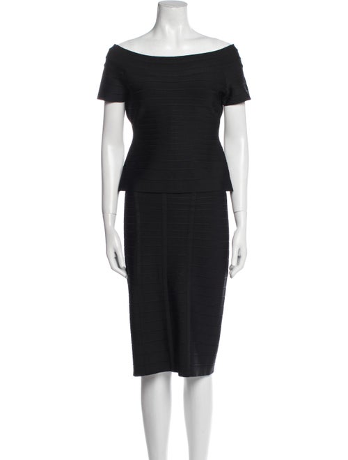 Herve Leger Skirt Set