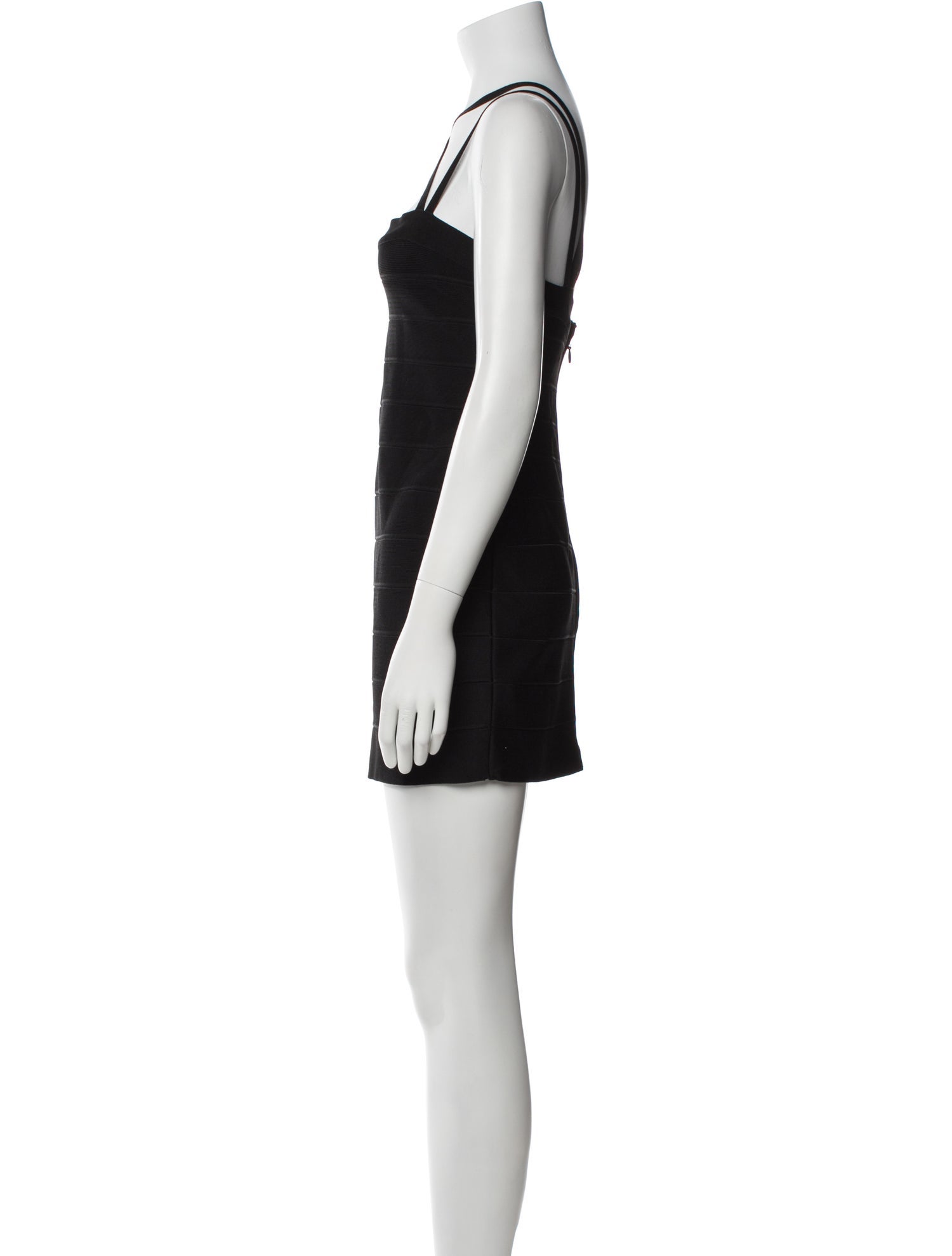 Herve Leger Square Neckline Mini Dress w/ Tags