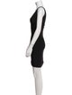 Herve Leger V-Neck Mini Dress