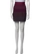 Herve Leger Striped Mini Skirt