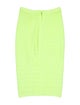 Herve Leger Striped Knee-Length Skirt